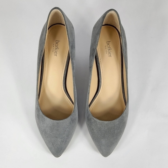 Botkier Stella Suede Gray Heels #449 Size 6 - Picture 6 of 12